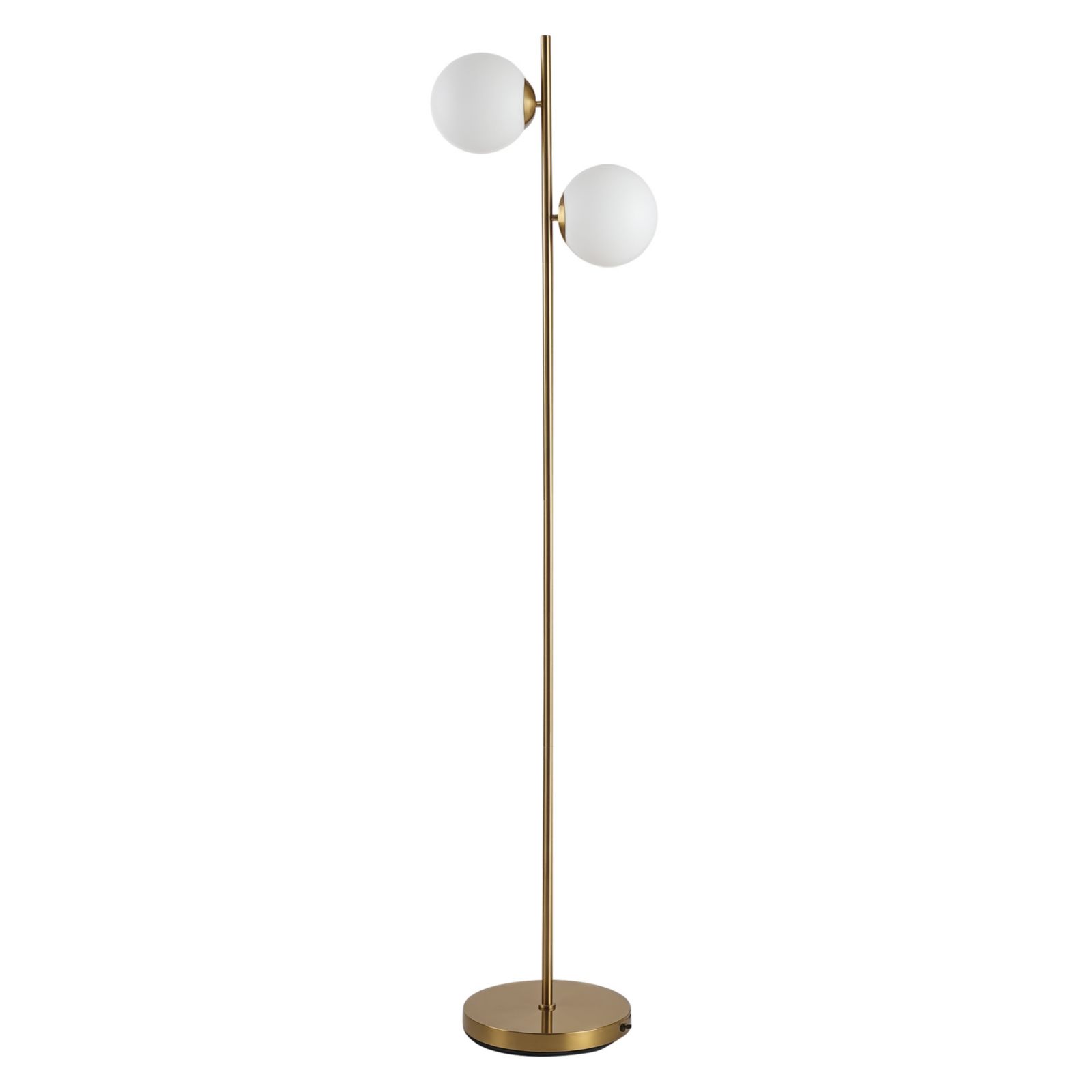 Настольная лампа HOMCOM Modern Floor Lamp с 2 плафонами-сферами