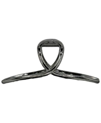 Women s Looped Claw Clip - Silver