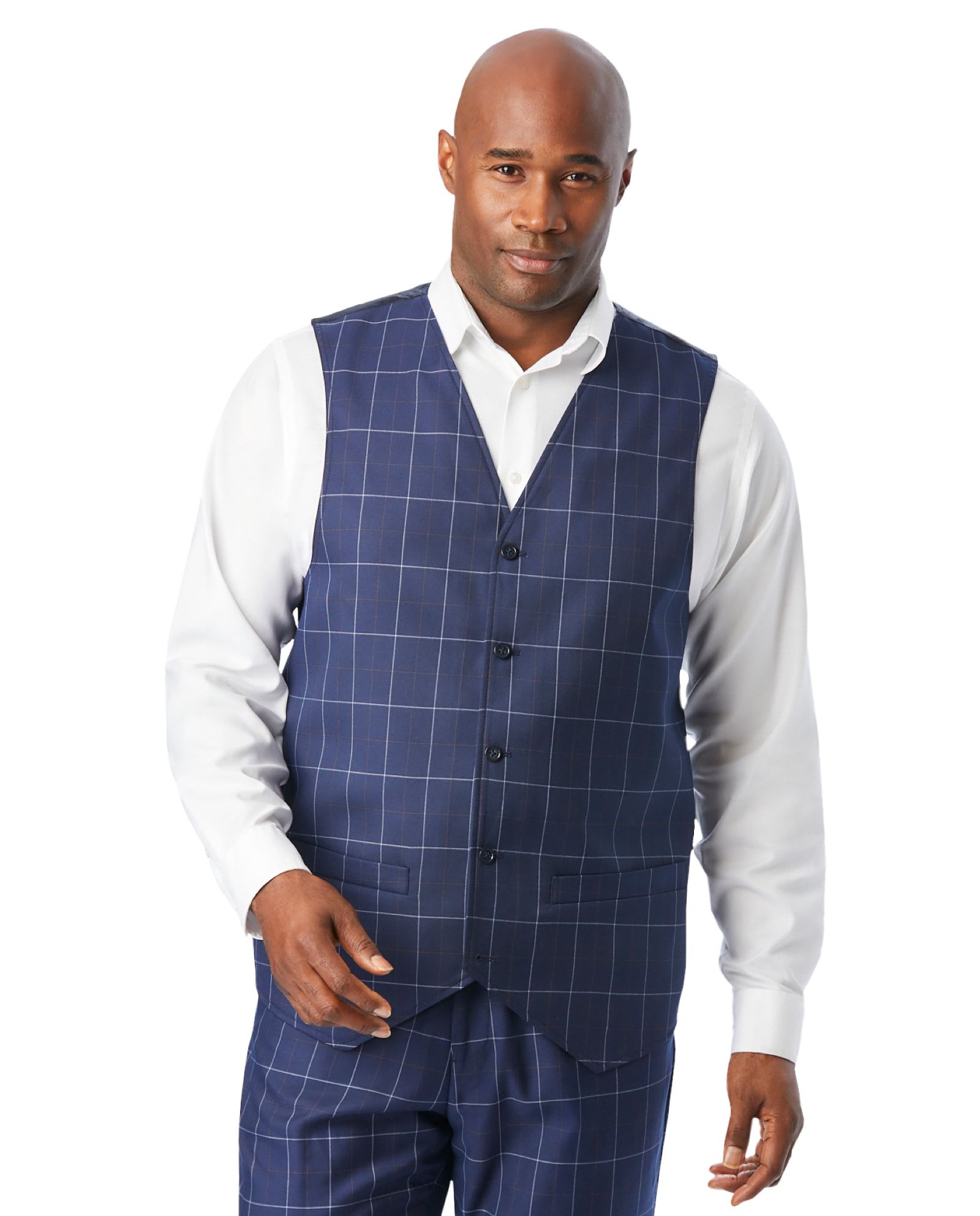 Мужской жилет KingSize KS Signature Collection Easy Movement 5-Button