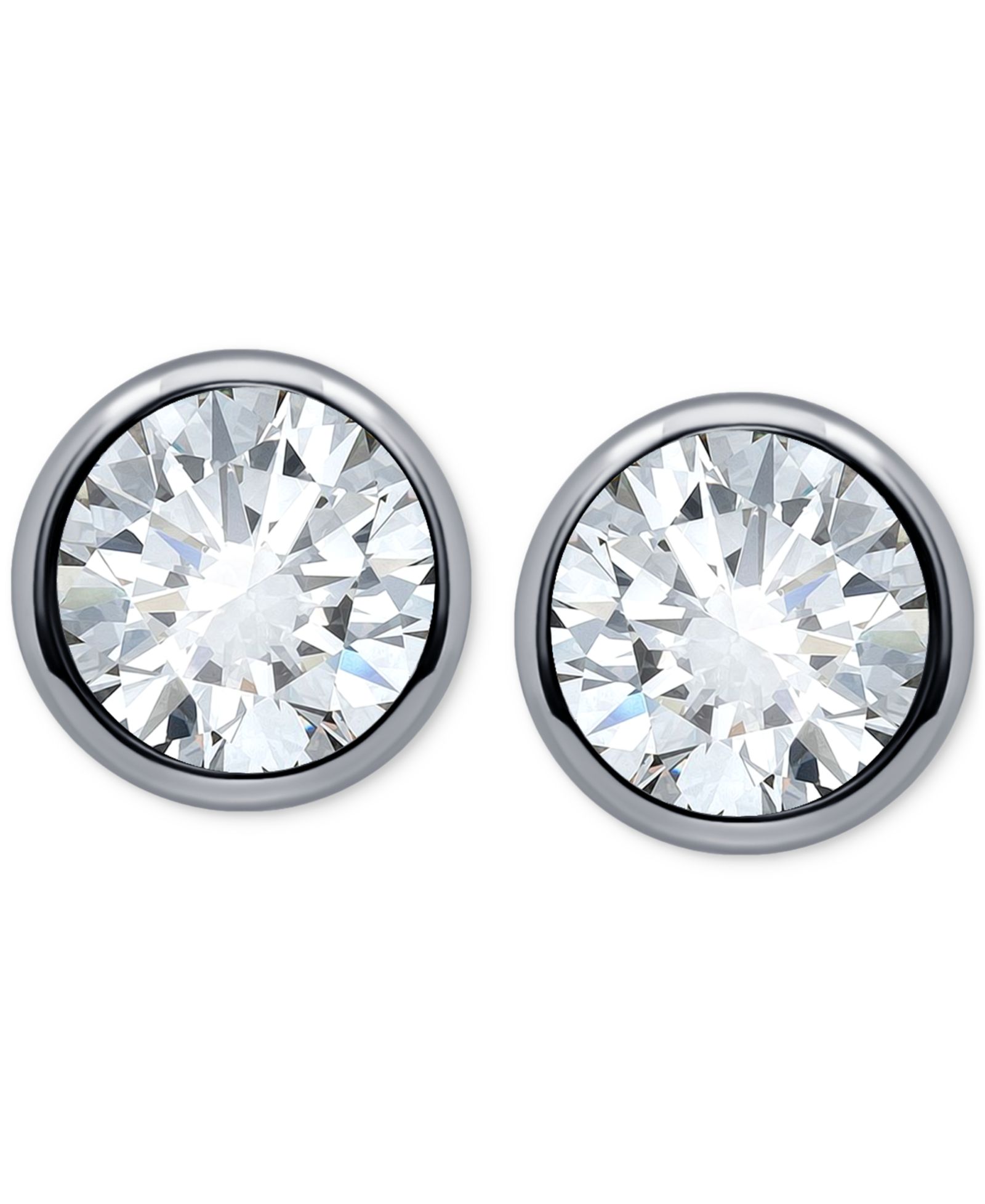 Giani Bernini Cubic Zirconia Solitaire Stud Earrings (3/4 ct. t.w.) in Sterling Silver or 18k Gold Over Sterling Silver, Exclusively at Macy's