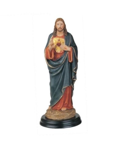 FC Design 5"H Sacred Heart of Jesus Statue Holy Figurine Religious Decoration Home Decor Perfect Gift for House Warming, Holidays and Birthdays
