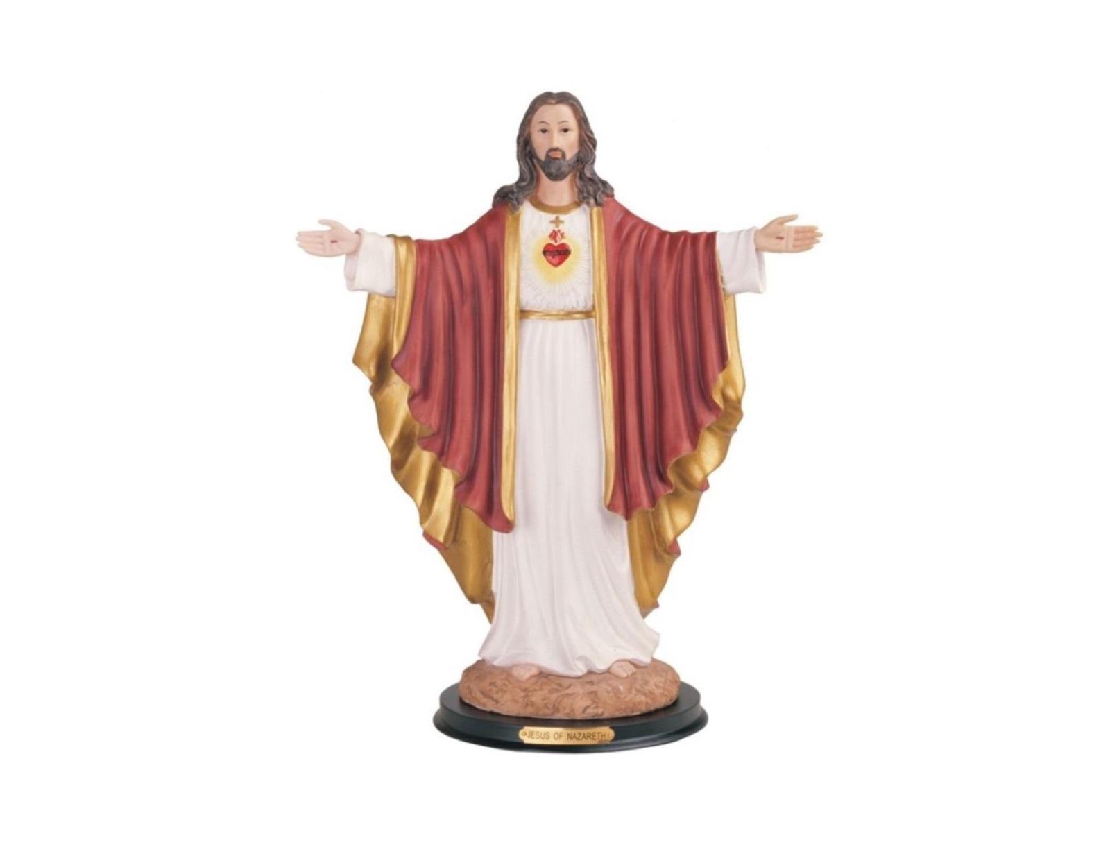 Статуэтка FC Design Sacred Heart of Jesus с открытыми объятиями, религиозный декор для дома