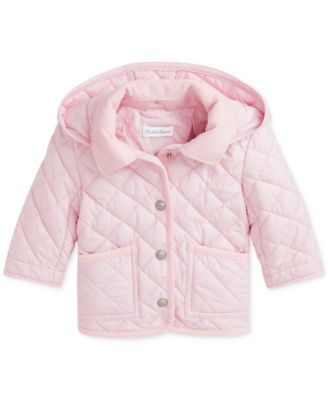 Пальто Polo Ralph Lauren Quilted с капюшоном для новорожденных девочек