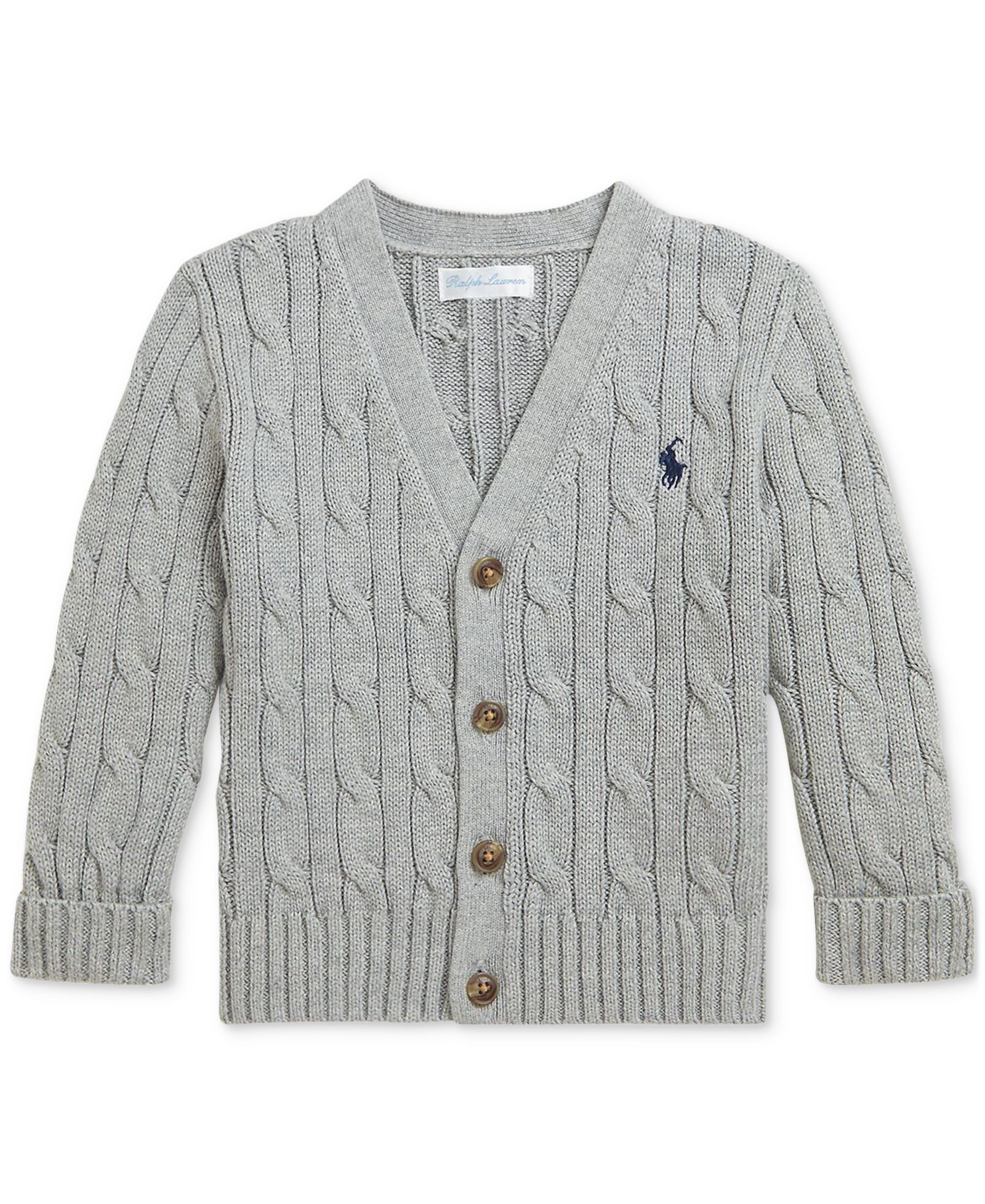 Polo Ralph Lauren Baby Boys Cotton Cable-Knit Cardigan