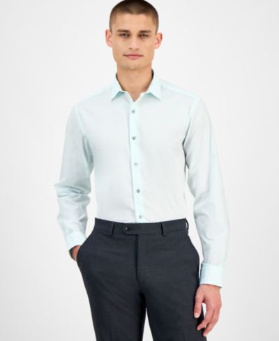 Alfani Men's Slim-Fit Solid Dress Shirt, Created for Macy's