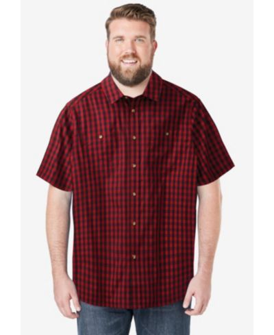 Rich burgundy check