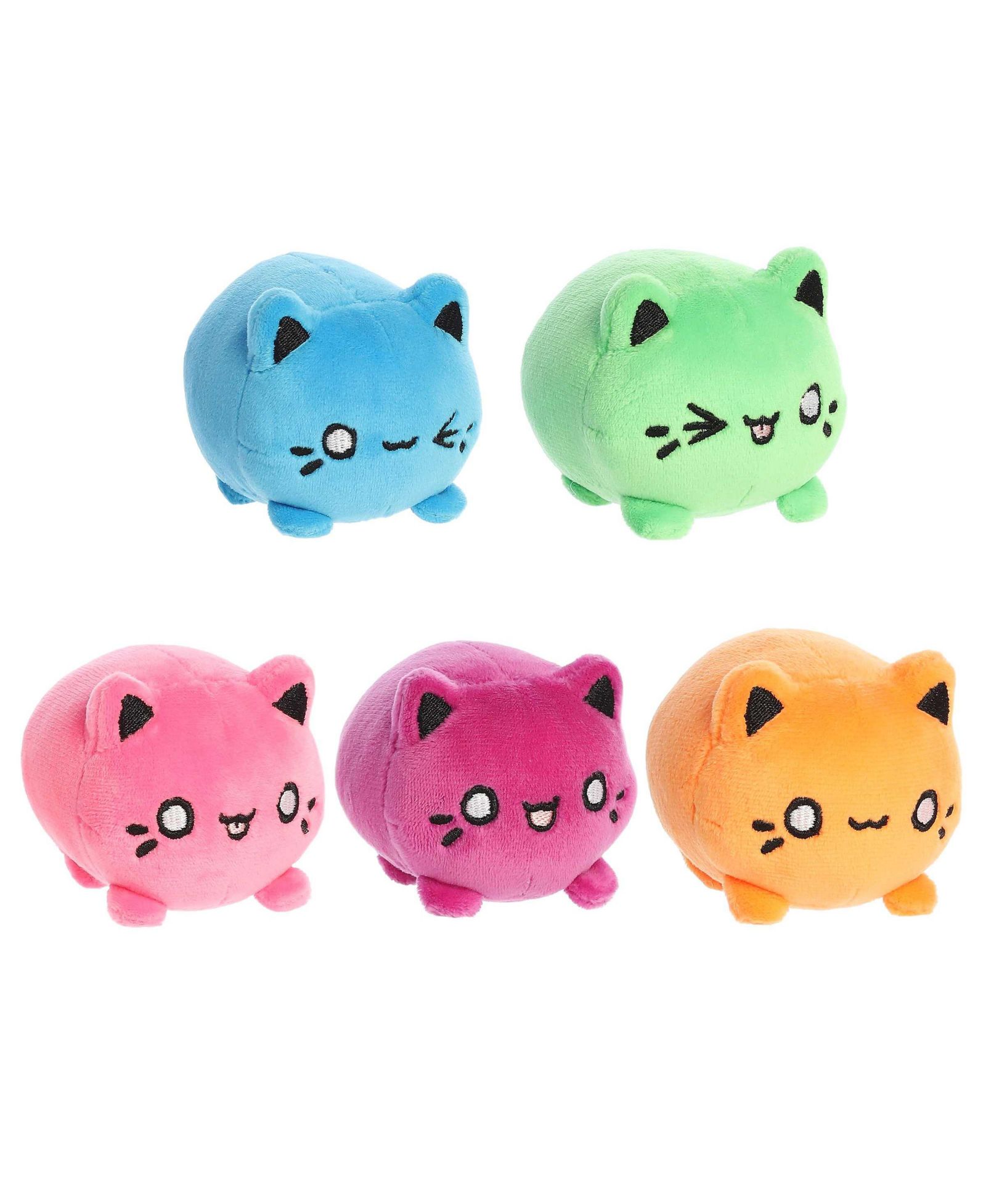 Плюшевая игрушка Aurora Mini Meowchi Surprise Tasty Peach 3.5"