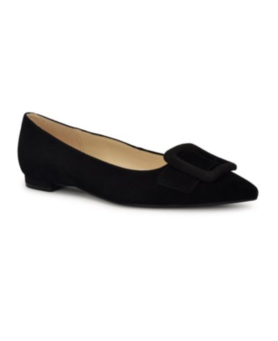 Nine West Women's Jesike Buckle Slip-On Dress Flats
