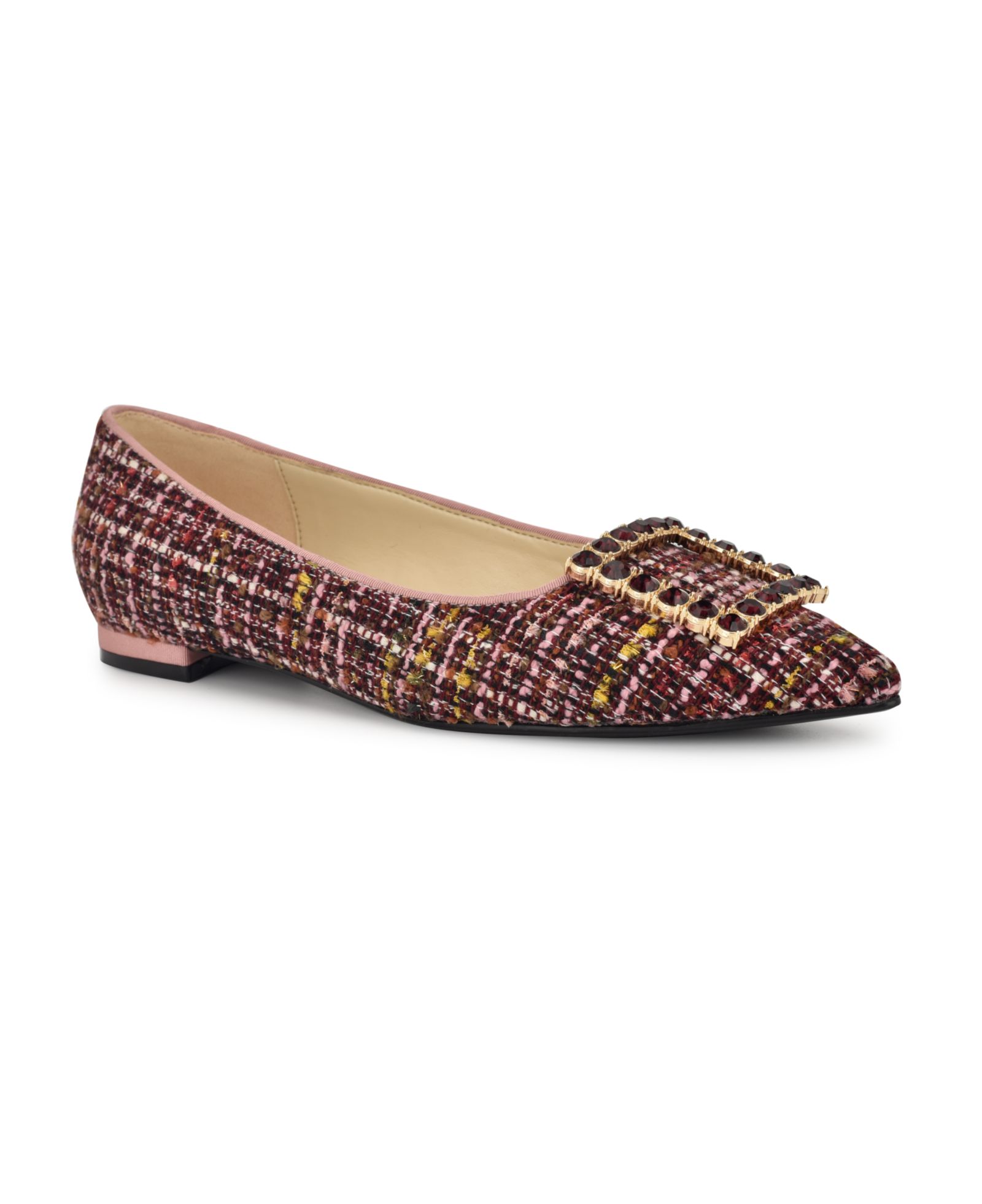 Женские туфли Nine West Jesike Buckle Slip-On Dress Flats