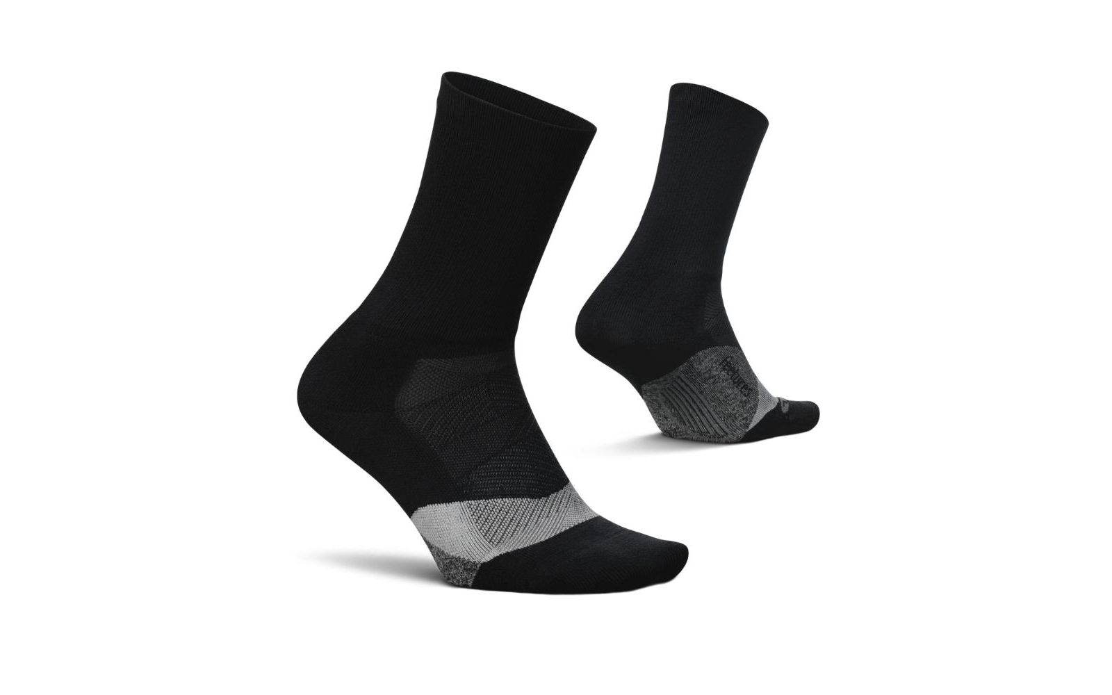 Feetures Men's Elite Light Cushion Mini Crew Sock - Sport Sock with Targeted Compression