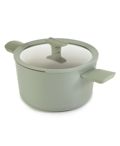 Кастрюля BergHOFF Balance Nonstick Ceramic, 10", 5.8qt. с крышкой из стекла