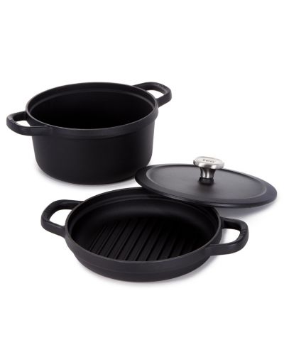 Набор посуды BergHOFF Graphite 3Pc Enamel Cast Iron