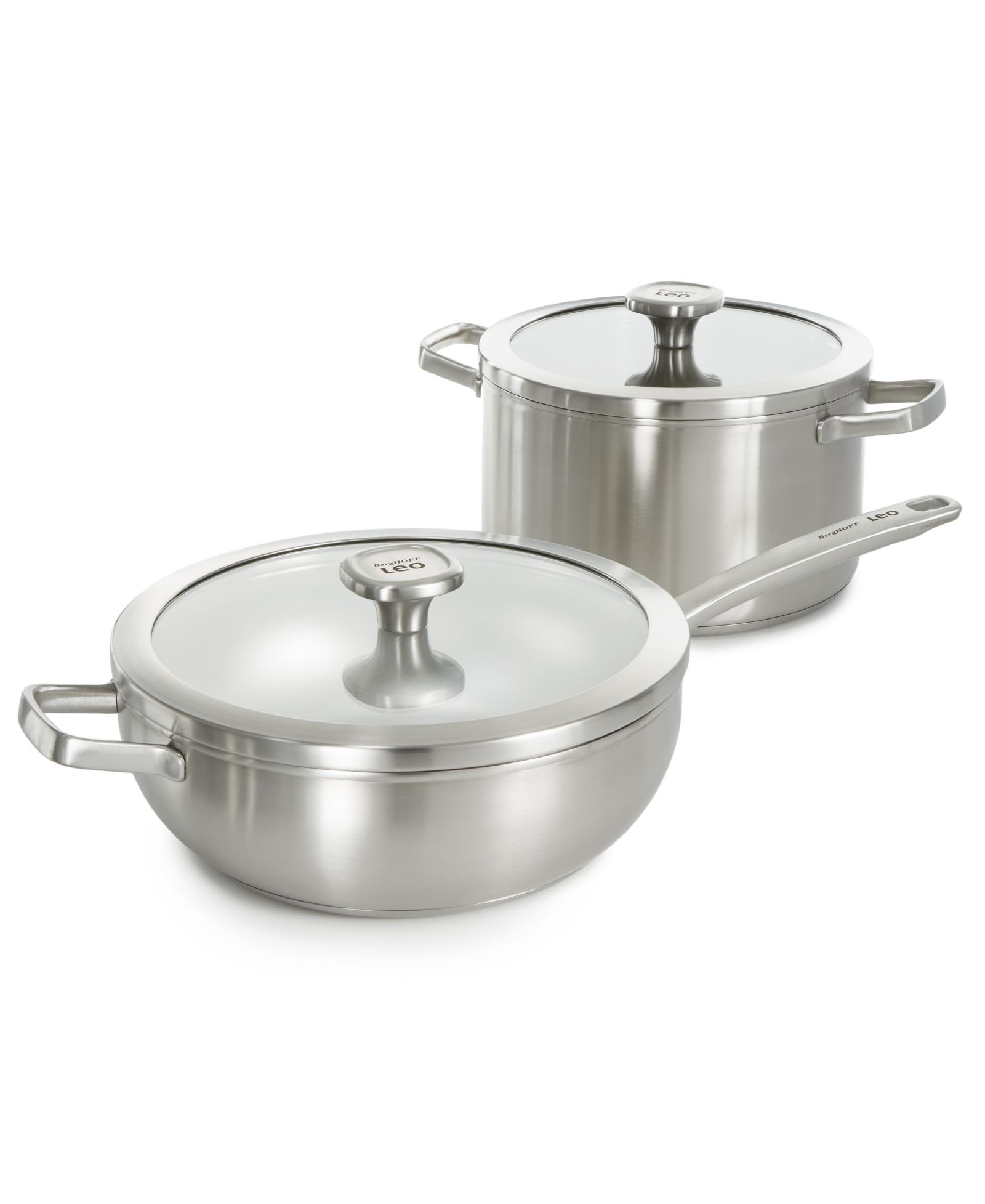Набор посуды BergHOFF Graphite 4Pc With Glass Lids