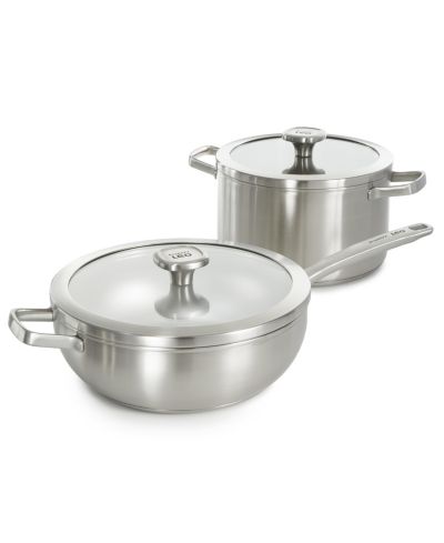 Набор посуды BergHOFF Graphite 4Pc With Glass Lids