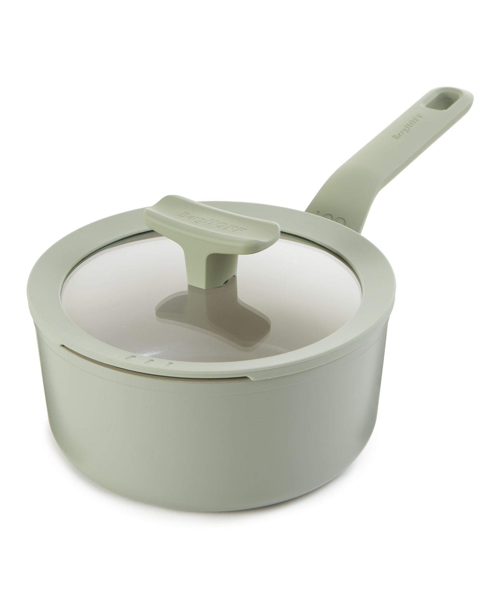 BergHOFF Balance Nonstick Ceramic Saucepan 7", 2.1qt. With Glass Lid