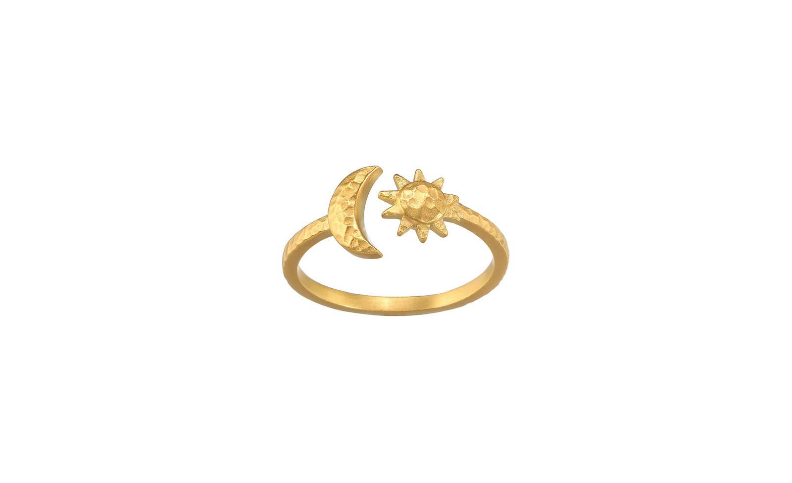 Satya Jewelry регулируемое кольцо Illuminated Spirit Moon Sun