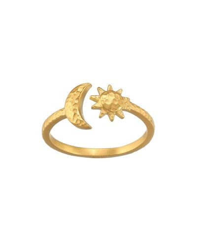 Satya Jewelry регулируемое кольцо Illuminated Spirit Moon Sun