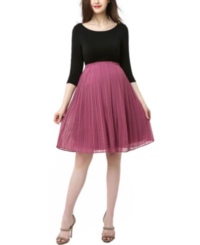 Женское платье kimi + kai Maternity Colorblock Empire Waist
