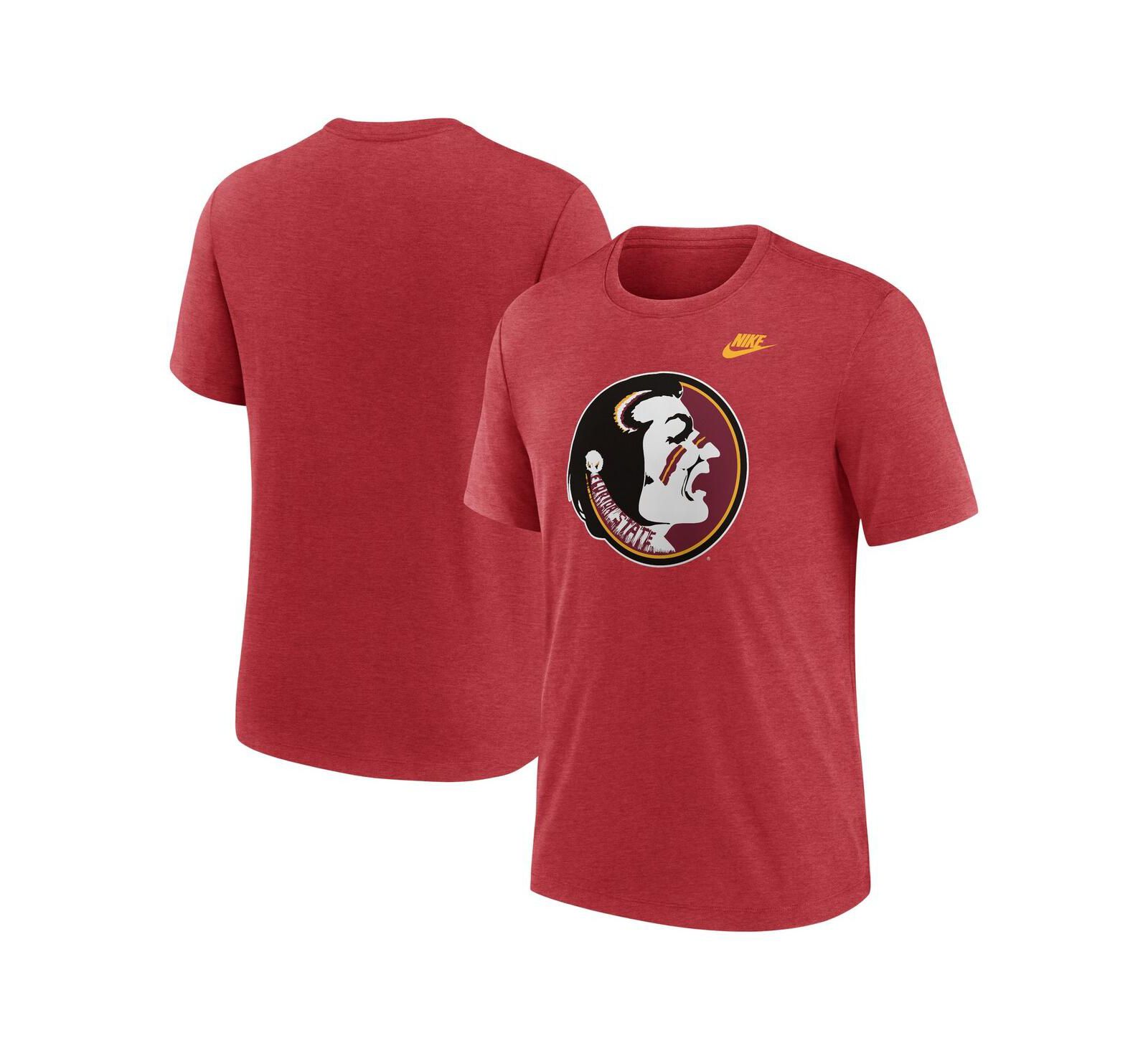 Nike Men's Florida State Seminoles Blitz Evergreen Legacy Primary Tri-Blend T-Shirt