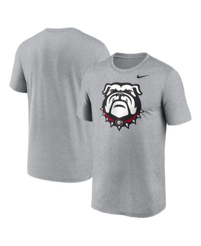 Nike Men's Heather Gray Georgia Bulldogs Primetime Legend Alternate Logo T-Shirt