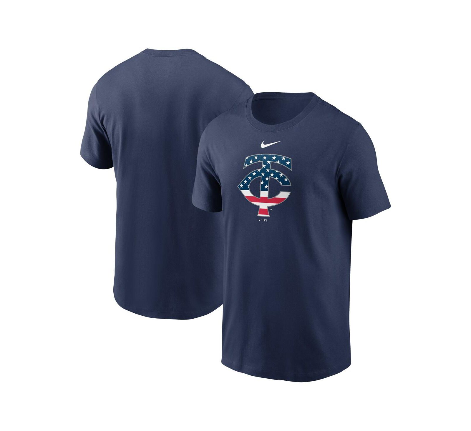 Мужская футболка Nike Minnesota Twins Americana темно-синего цвета