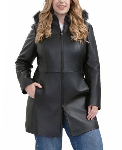 BGSD Парка Greta из кожи Plus Size