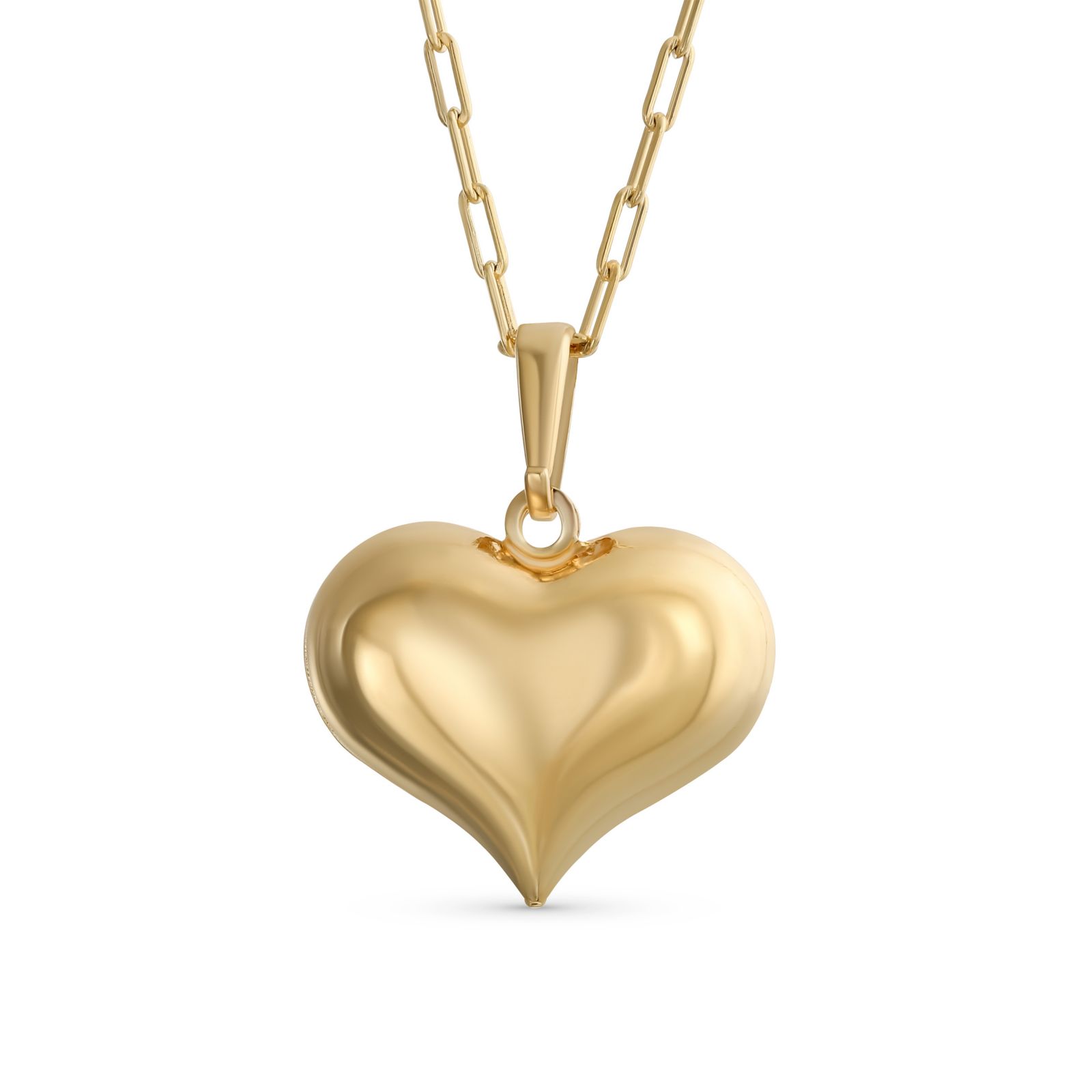 Подвеска Bling Jewelry в форме сердца с золотым напылением