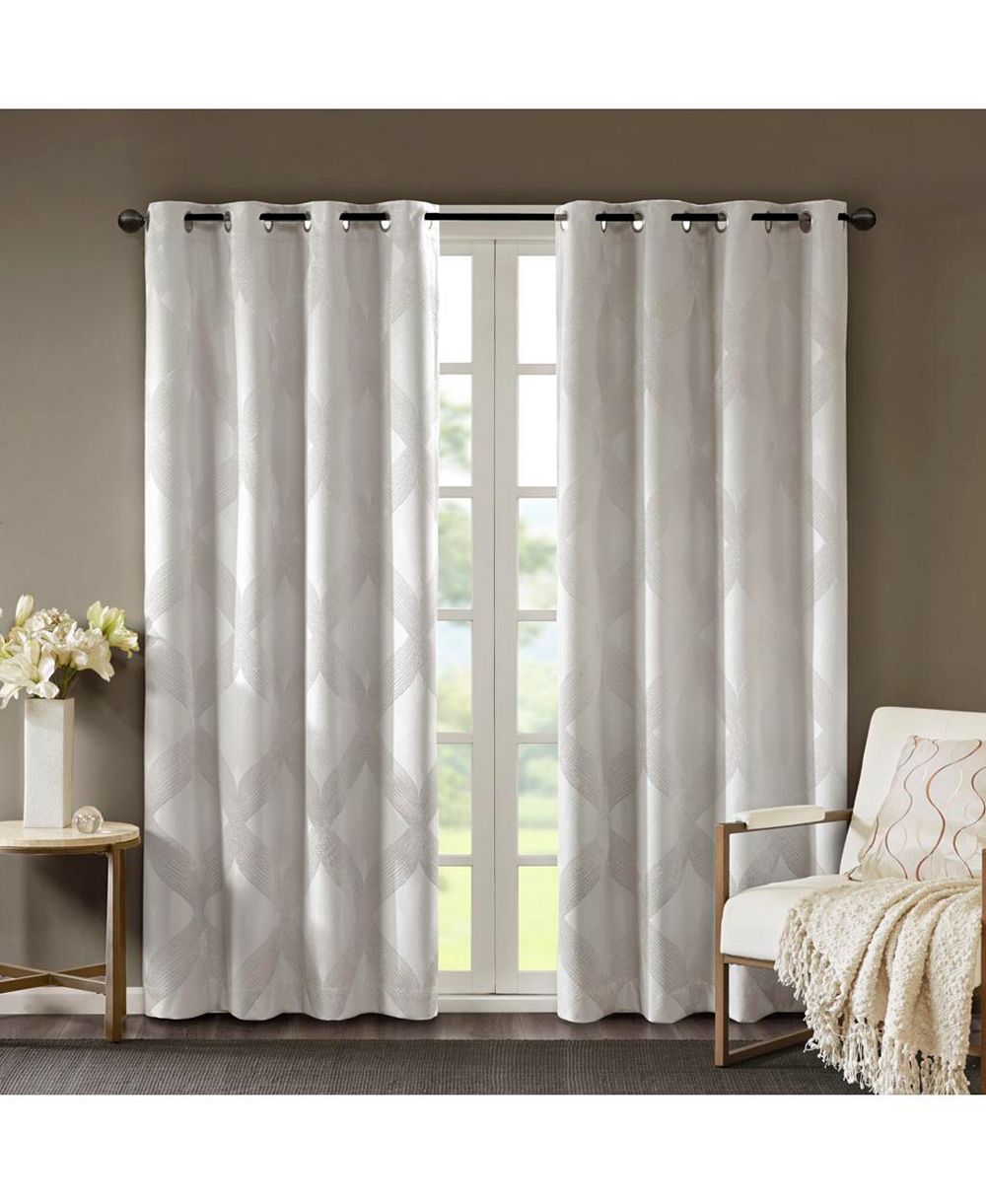 Шторы SunSmart Bentley Ogee Knitted Jacquard Total blackout curtains