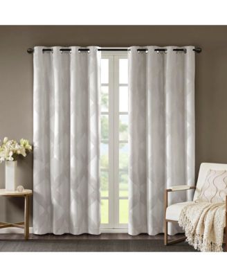 Шторы SunSmart Bentley Ogee Knitted Jacquard Total blackout curtains