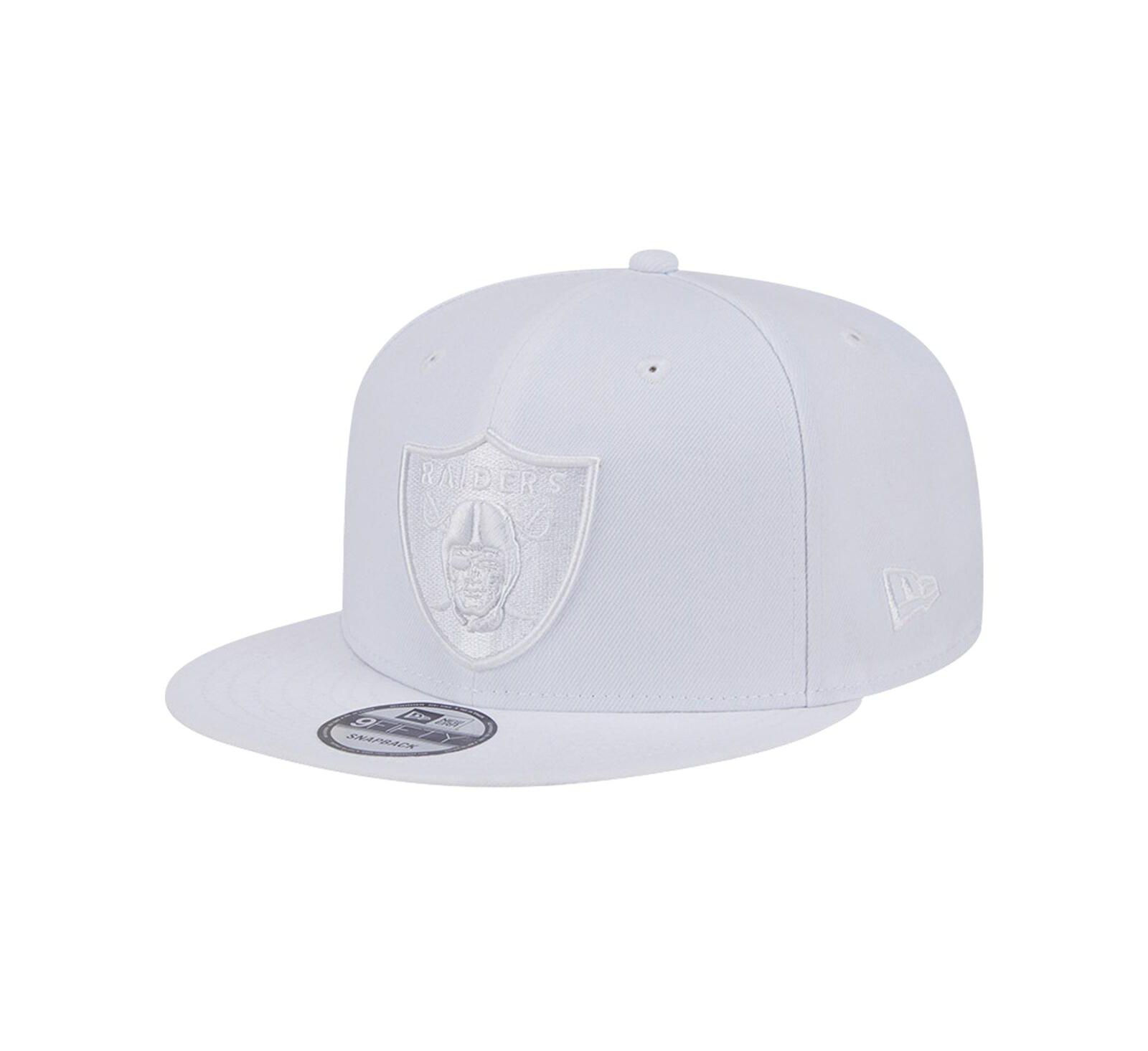 New Era мужская кепка 9FIFTY с застежкой-snapback, Las Vegas Raiders, белая на белой