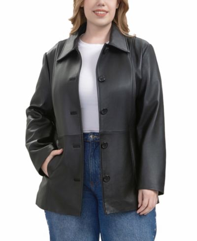 BGSD Plus Size кожаная куртка Dana Car Coat