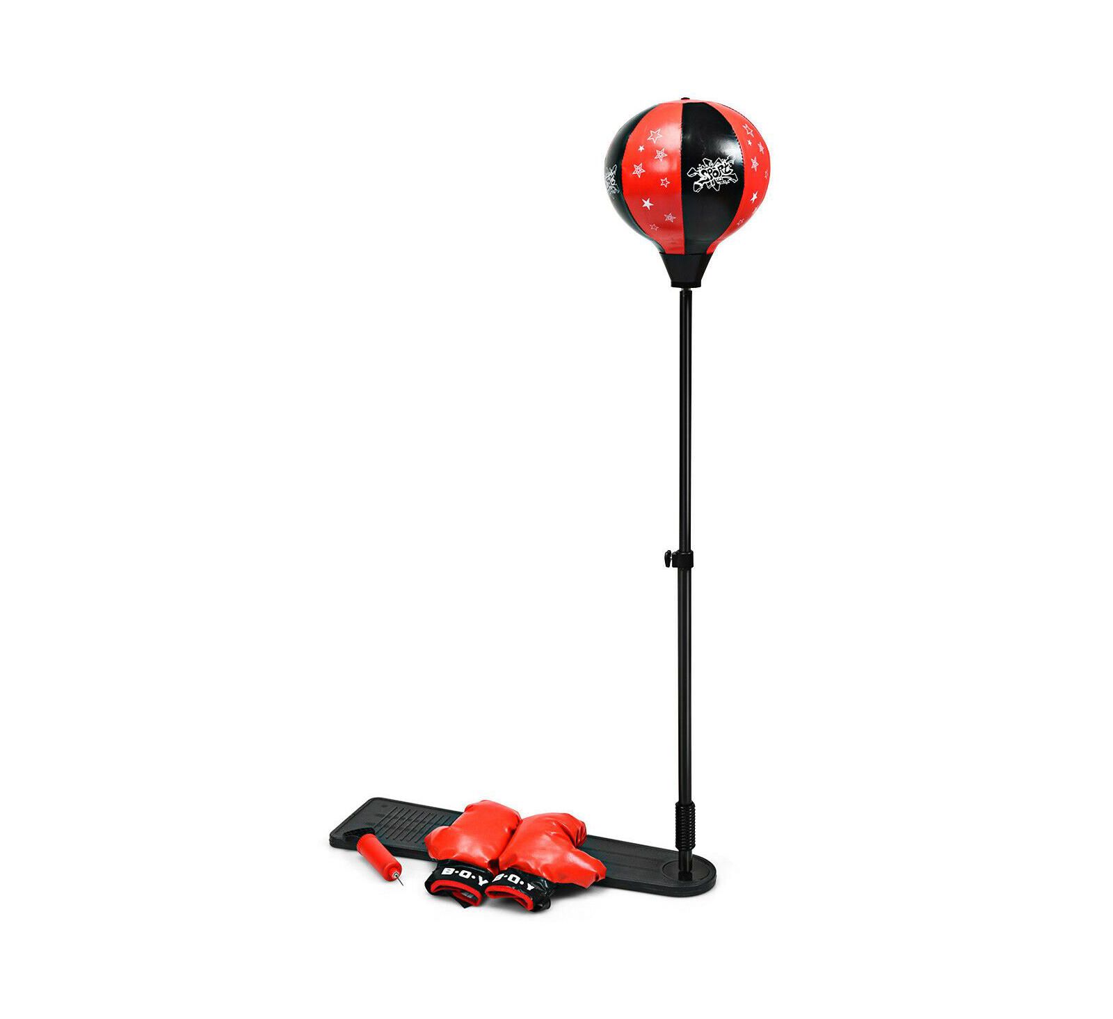 SUGIFT Детский боксерский мешок с подставкой Adjustable Height и боксерскими перчатками