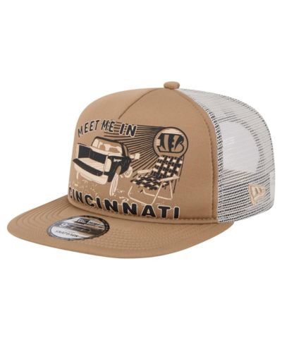 New Era Мужская бейсболка Snapback Meet Me 9FIFTY, цвет Tan, Cincinnati Bengals