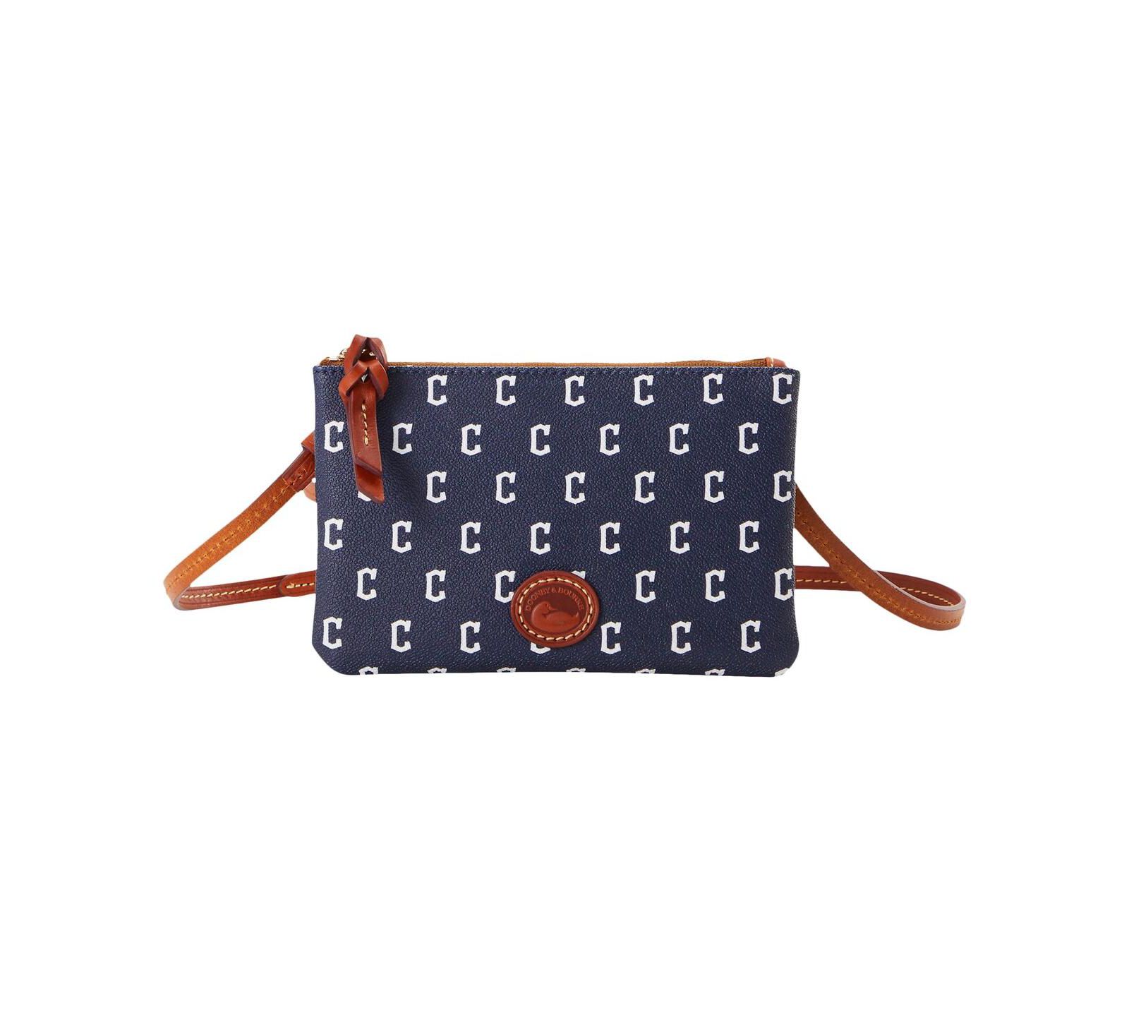 Сумка через плечо Dooney & Bourke Cleveland Guardians Top Zip Crossbody Purse