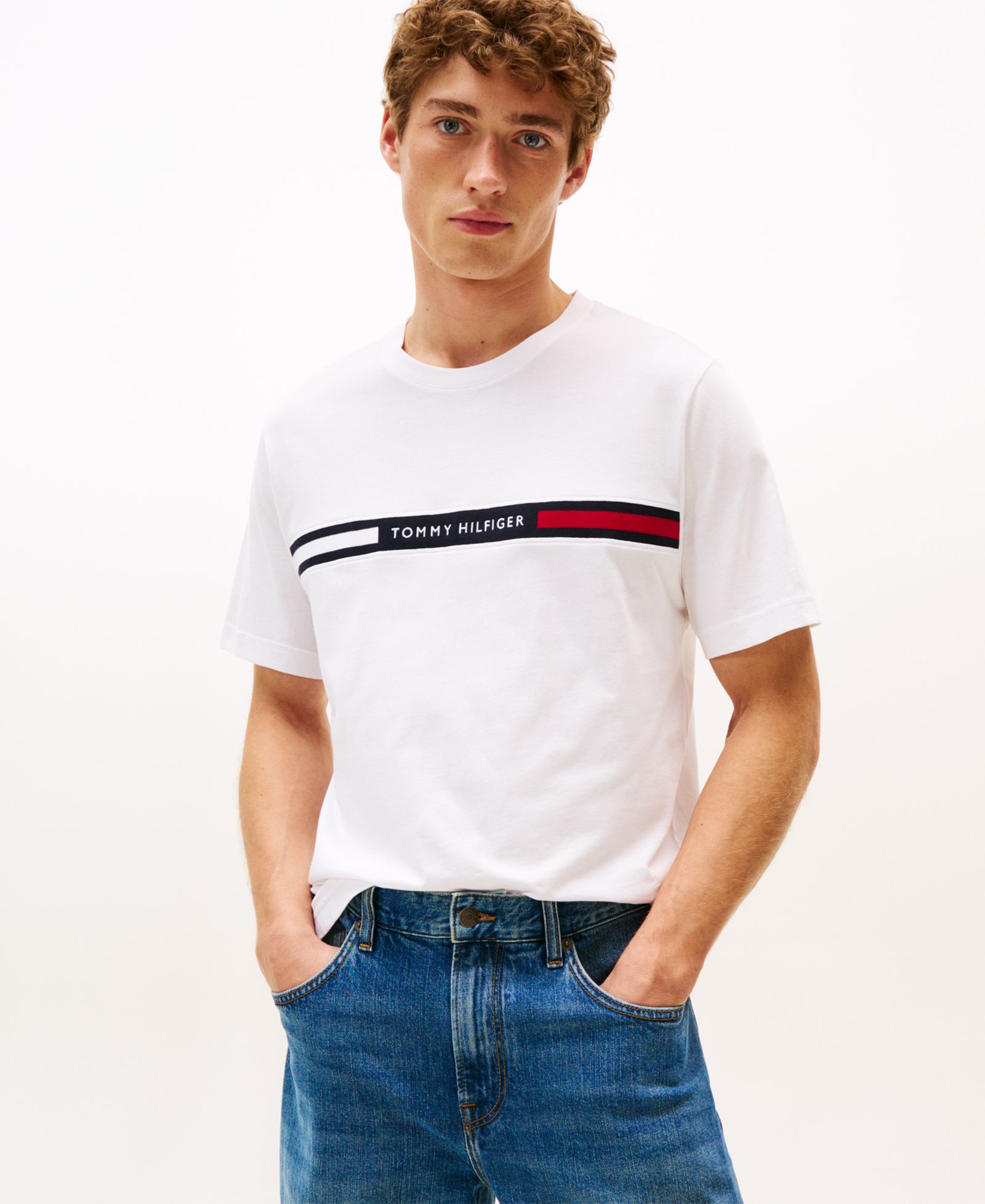 Tommy Hilfiger Men's Chest Insert Logo T-Shirt