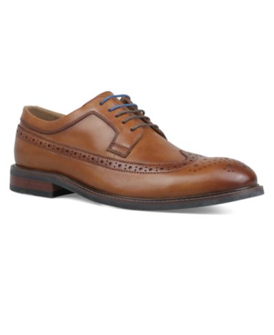 Bar III Мужские кожаные туфли Asherr Long Wing Brogue