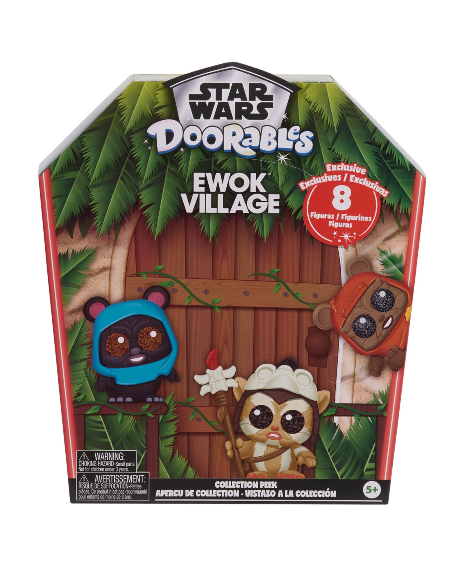 Коллекция Star Wars Doorables Ewok Village Peek