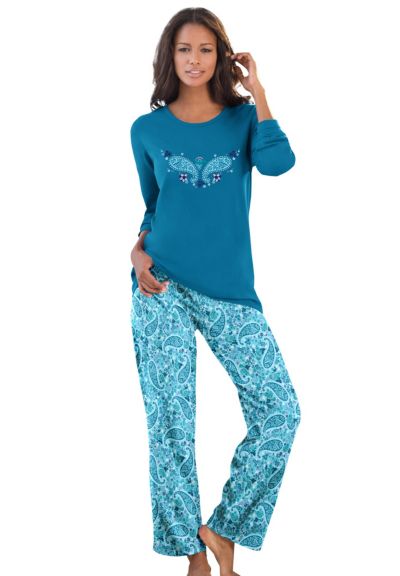 Pale ocean paisley