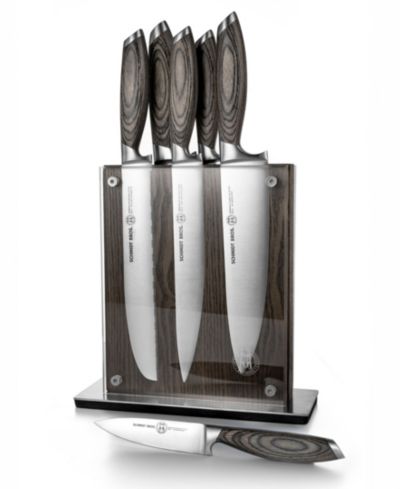 Набор ножей Schmidt Brothers Bonded Ash 7-Pc. Knife Block Set