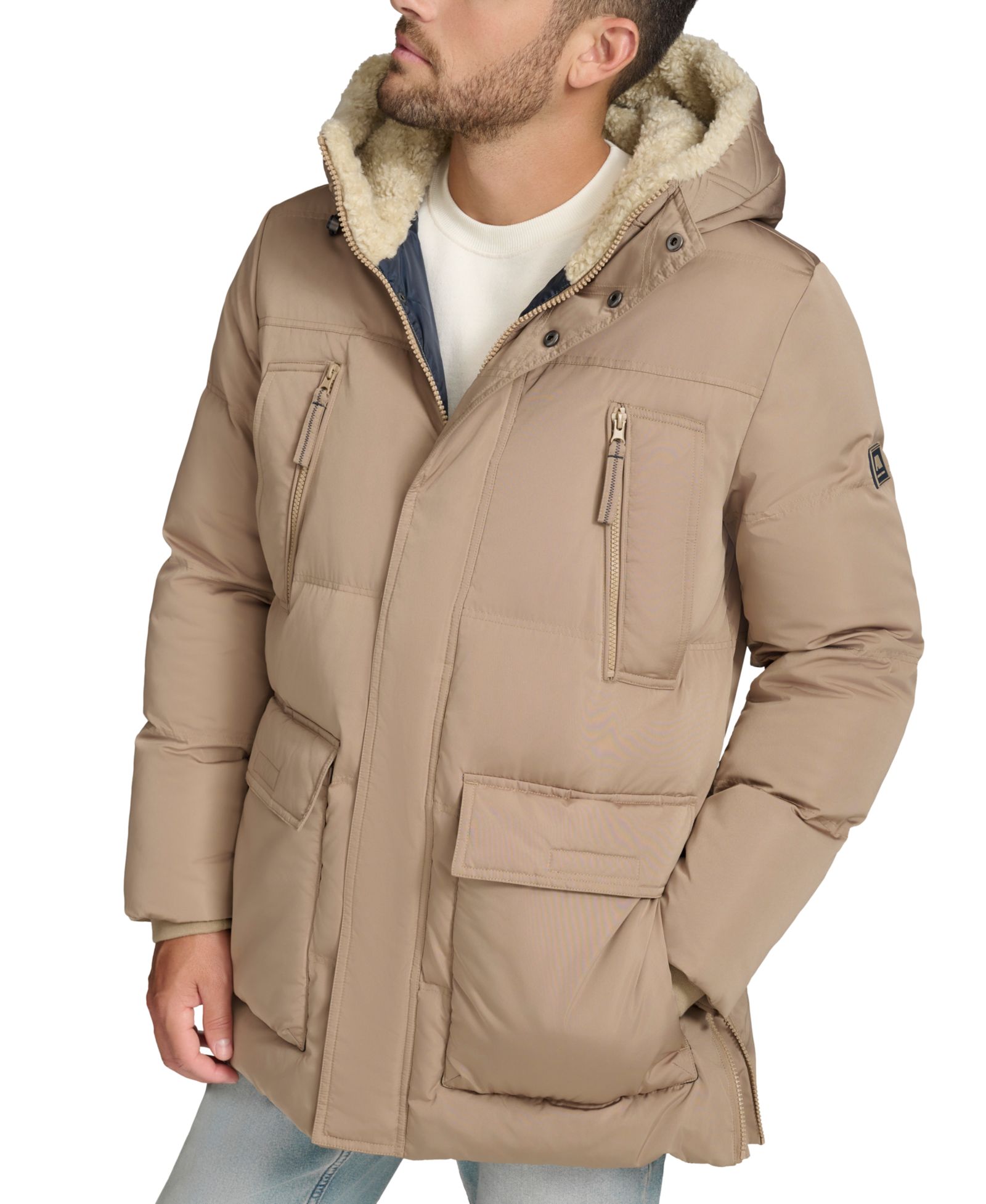 Marc New York Men's Mackay Faux-Fur Parka Jacket