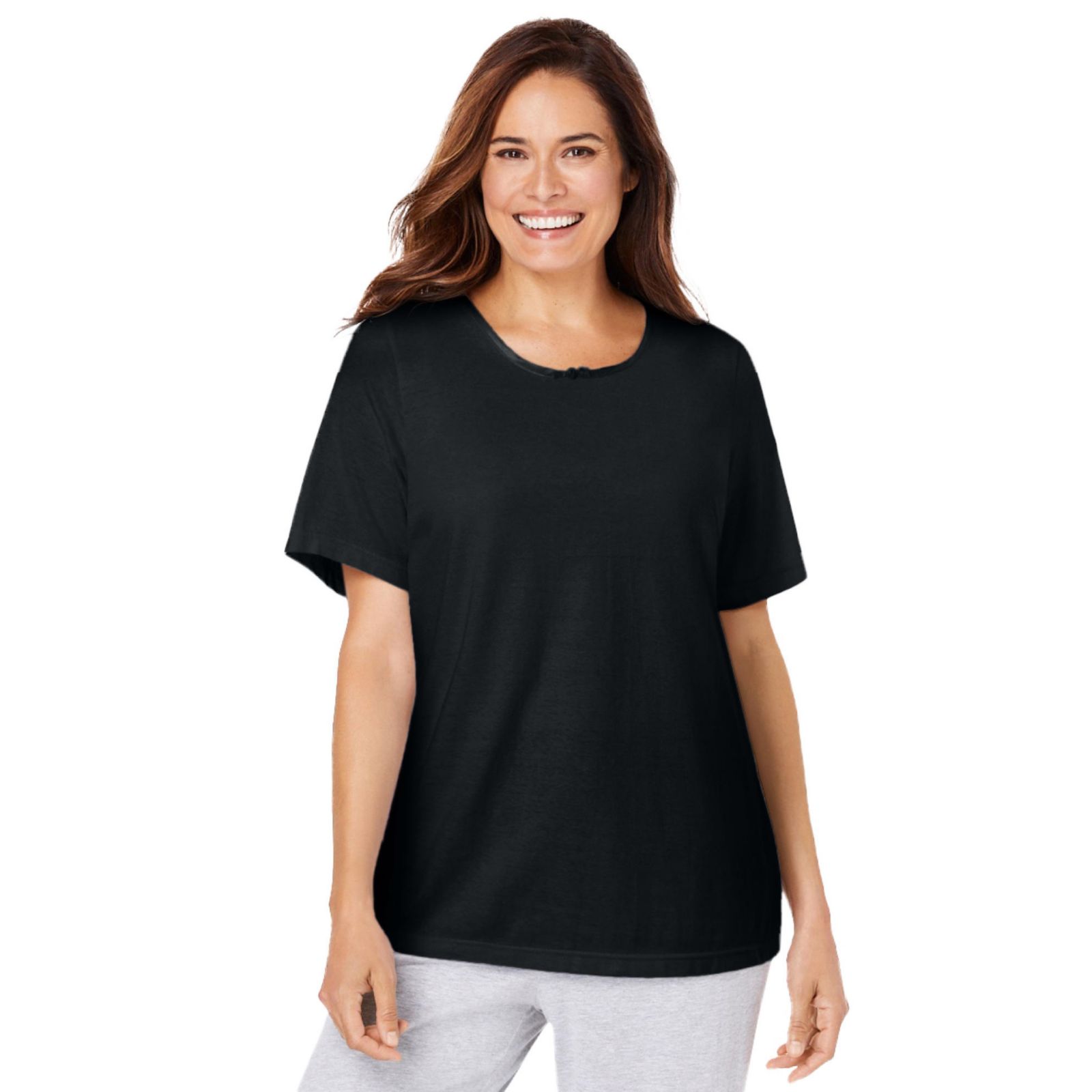 Dreams & Co. Plus Size футболка для сна Dreams and Co.