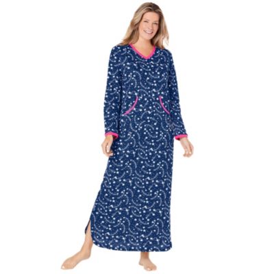 Dreams & Co. Women's Dreams and Co. Long Printed Sleep Shirt