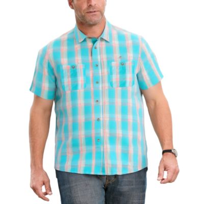 Aqua plaid