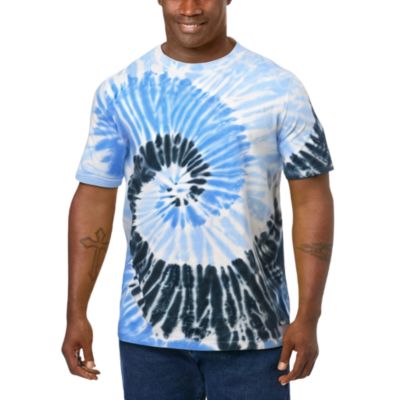 Cool blue tie dye