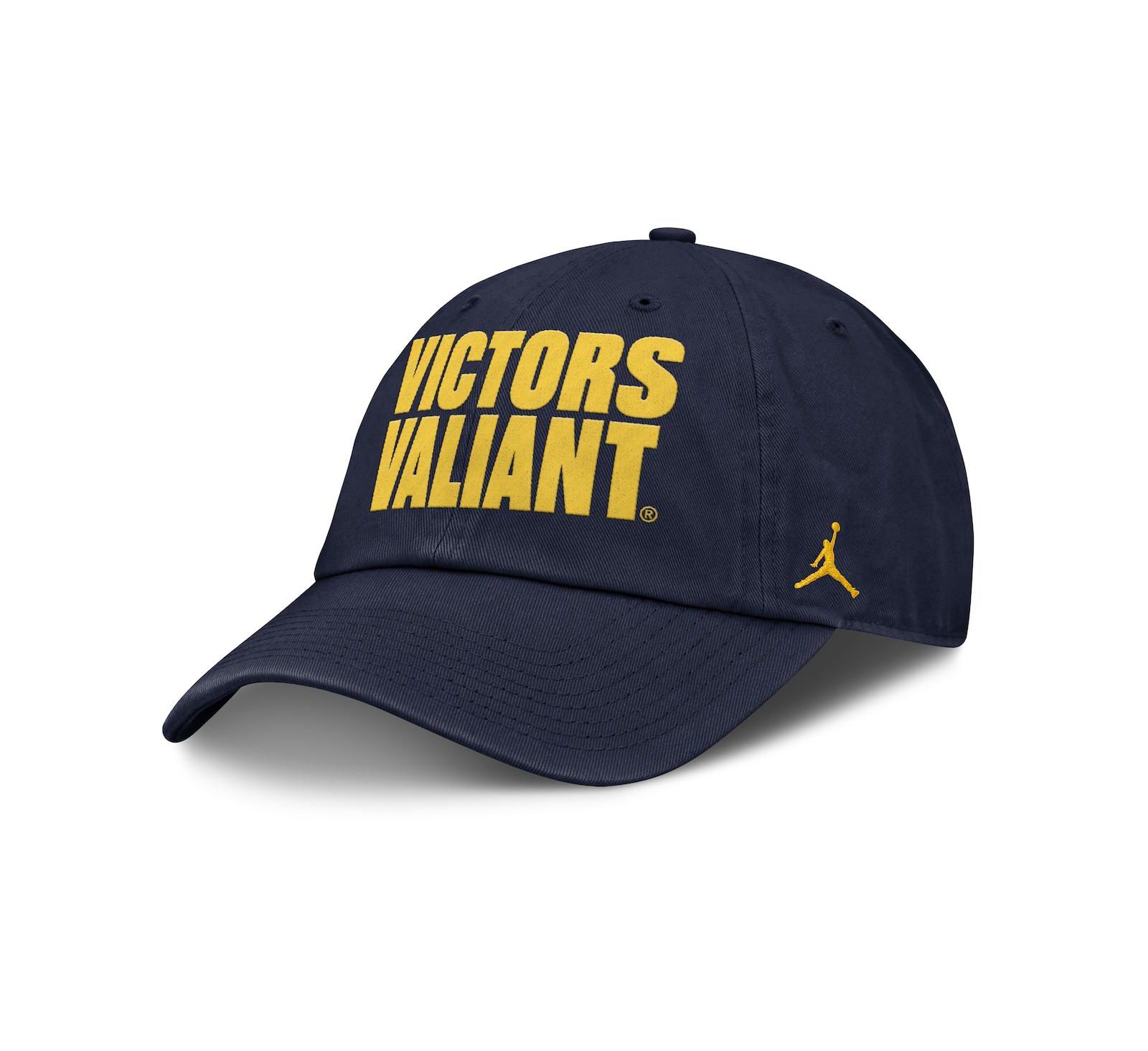 Мужская и женская кепка Jordan Navy Michigan Wolverines Local Club Adjustable