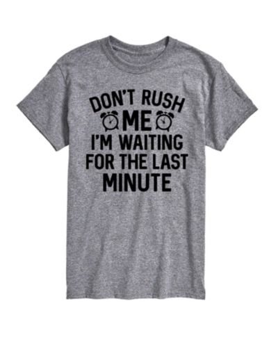 Мужская футболка с коротким рукавом Hybrid Apparel Don't Rush Me Last Minute