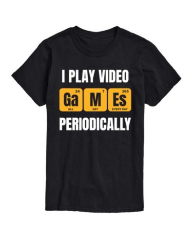Hybrid Apparel Мужская футболка с коротким рукавом I Play Video Games Periodically