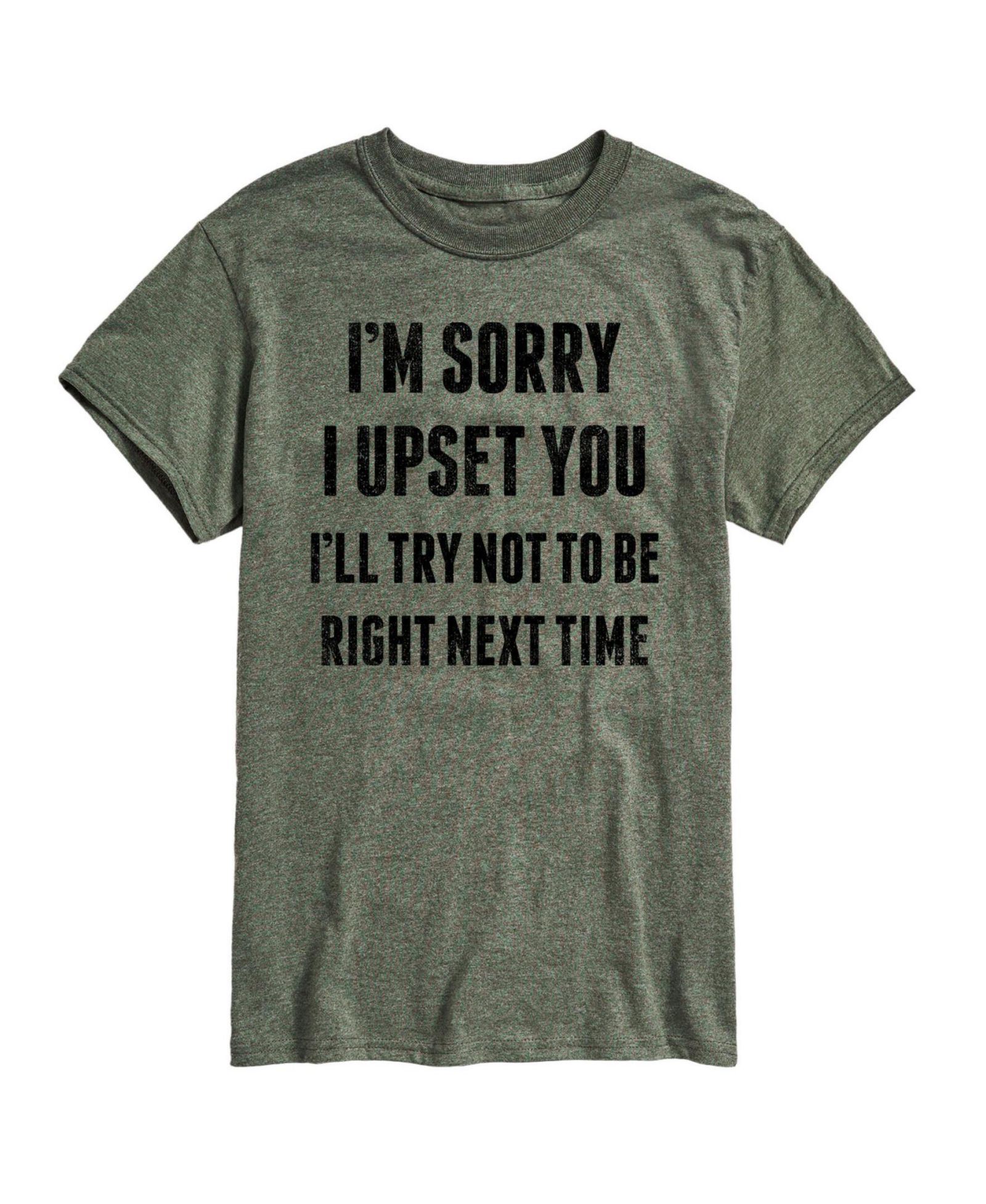 Hybrid Apparel Sorry I Upset You Men's Short Sleeve Tee