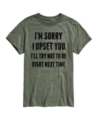 Hybrid Apparel Sorry I Upset You Men's Short Sleeve Tee