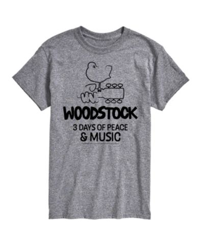 Мужская футболка Hybrid Apparel Woodstock 3 Days Of Peace And Music Short Sleeve